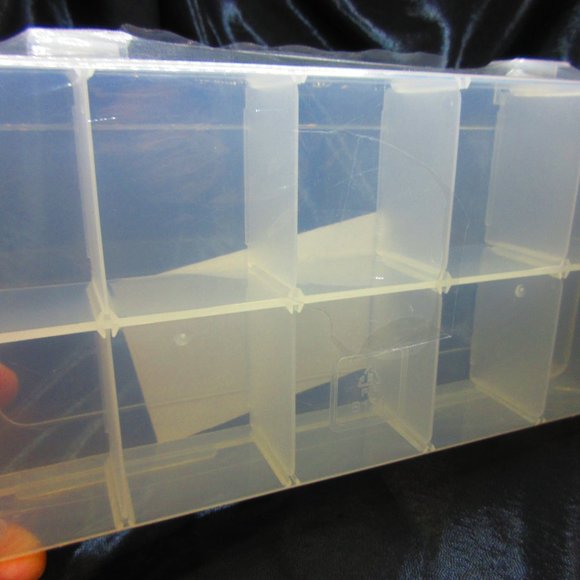 Plastic 10 Compartment Bead Storage Jewelry Organizer - Picture 5 of 7